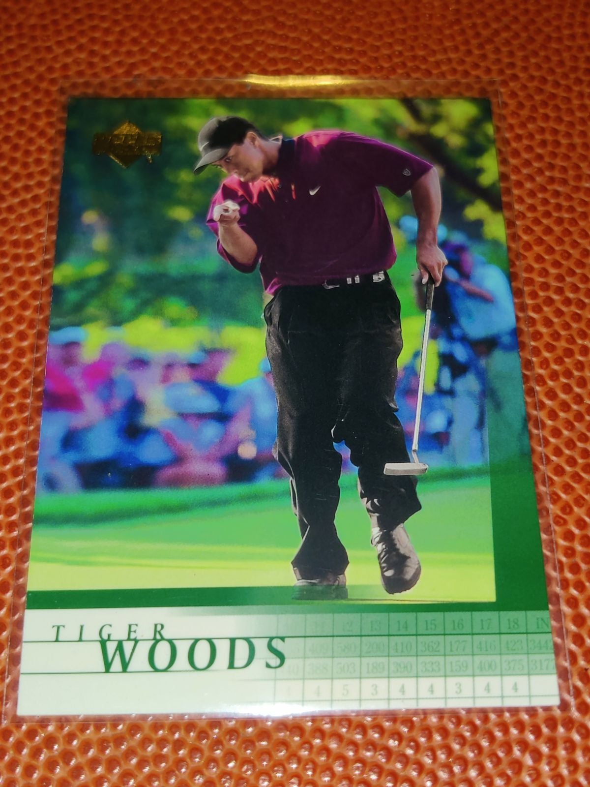 Tiger Woods Upper Deck Golf Rookie card