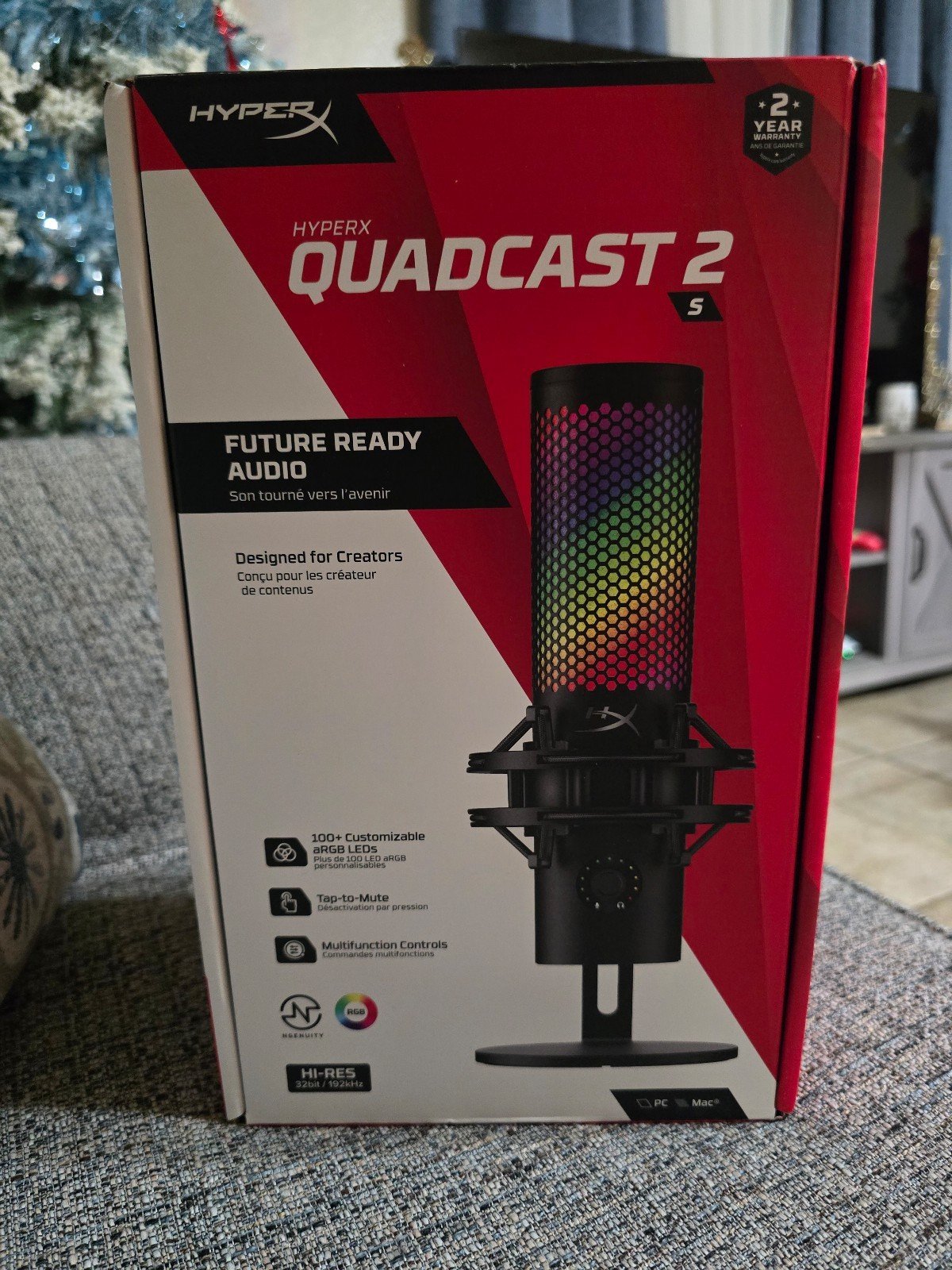 HyperX Quadcast 2 S future ready audio designed for creators