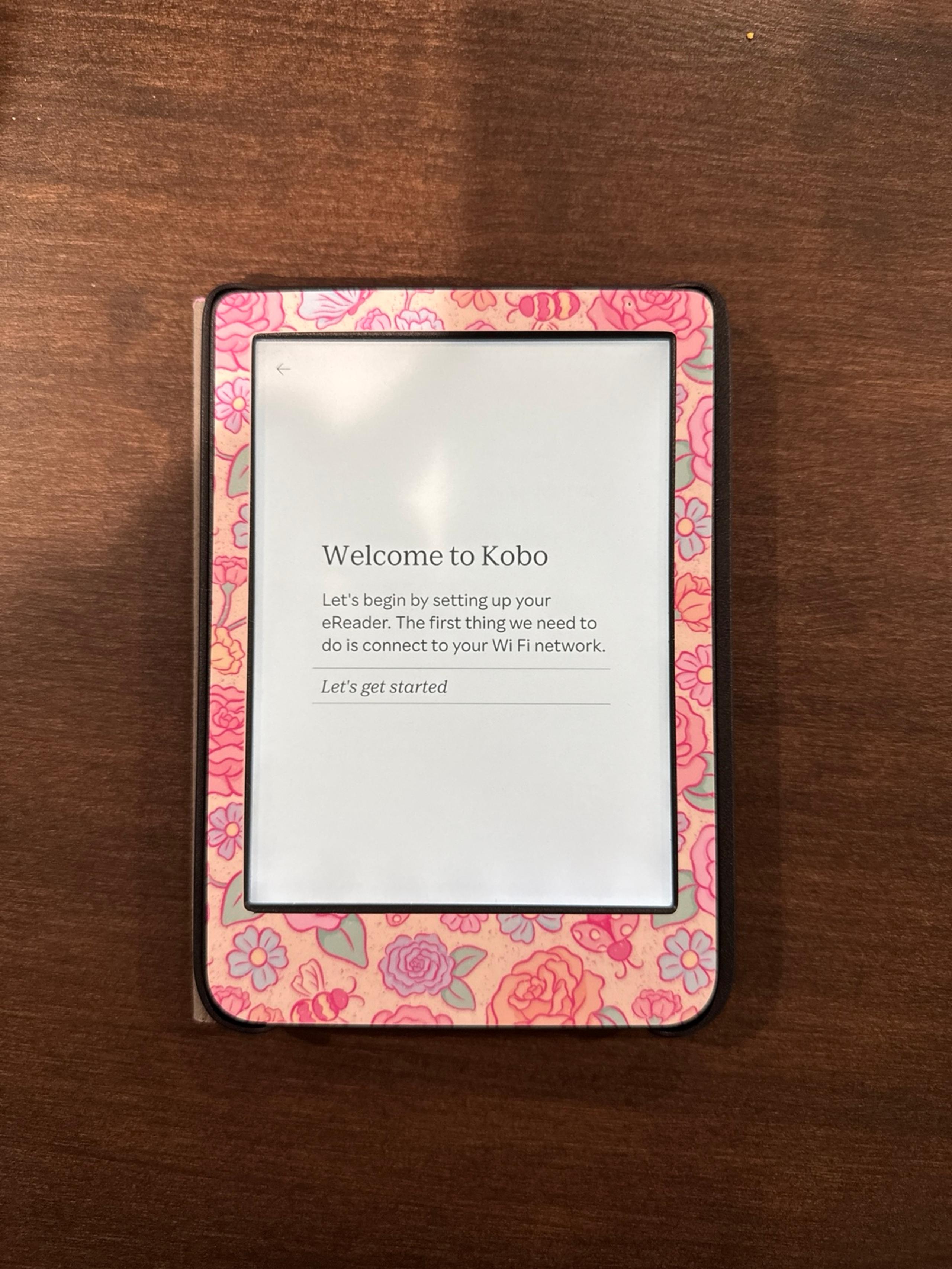 Kobo Clara BW with Case, skin and matte screen protector