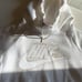 Nike funnel neck hoodie White with gold lettering and accents Small EUC