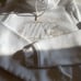 Nike funnel neck hoodie White with gold lettering and accents Small EUC