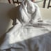 Nike funnel neck hoodie White with gold lettering and accents Small EUC