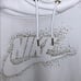 Nike funnel neck hoodie White with gold lettering and accents Small EUC