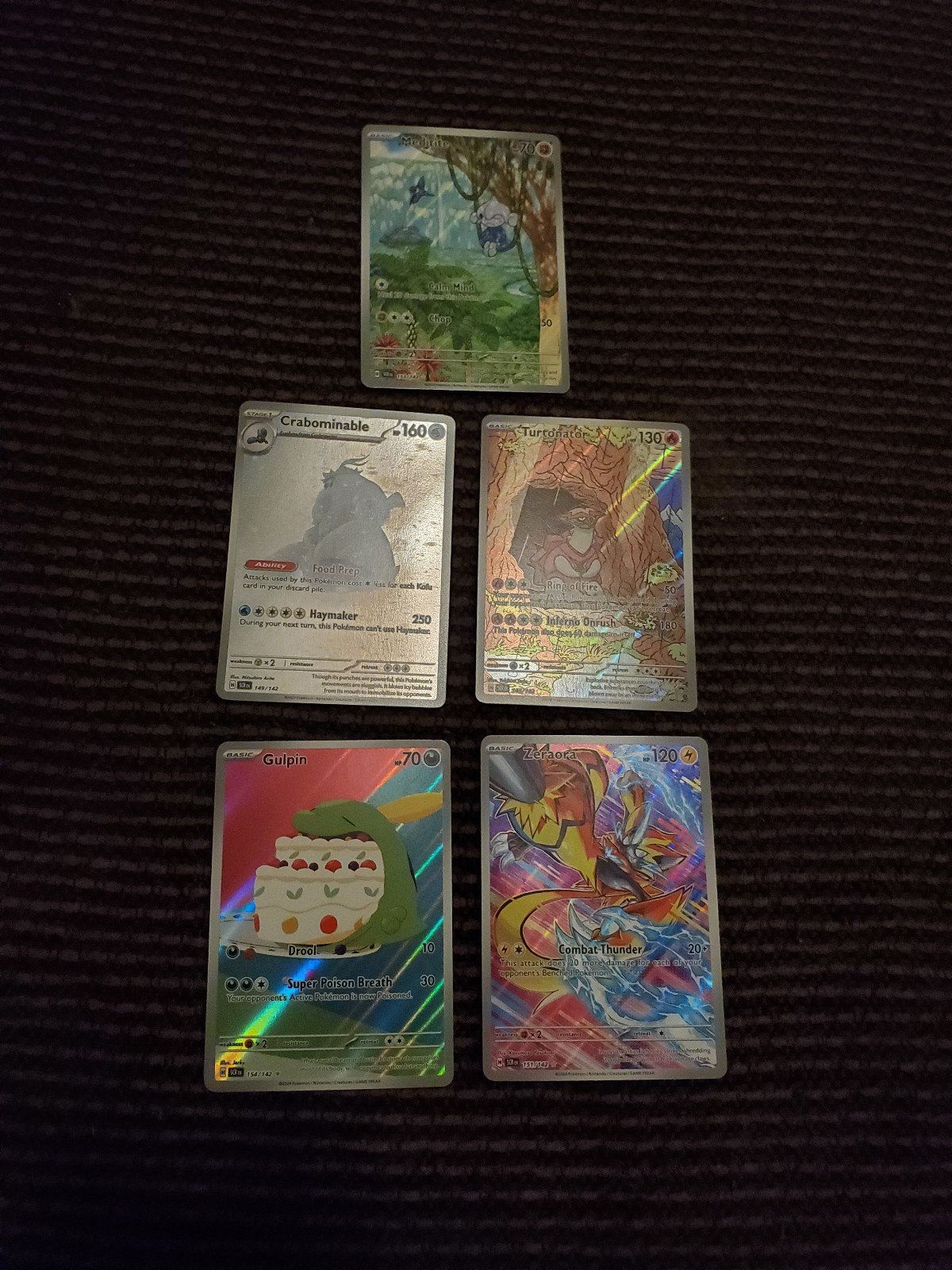 Stellar Crown Full Art Bundle of 5