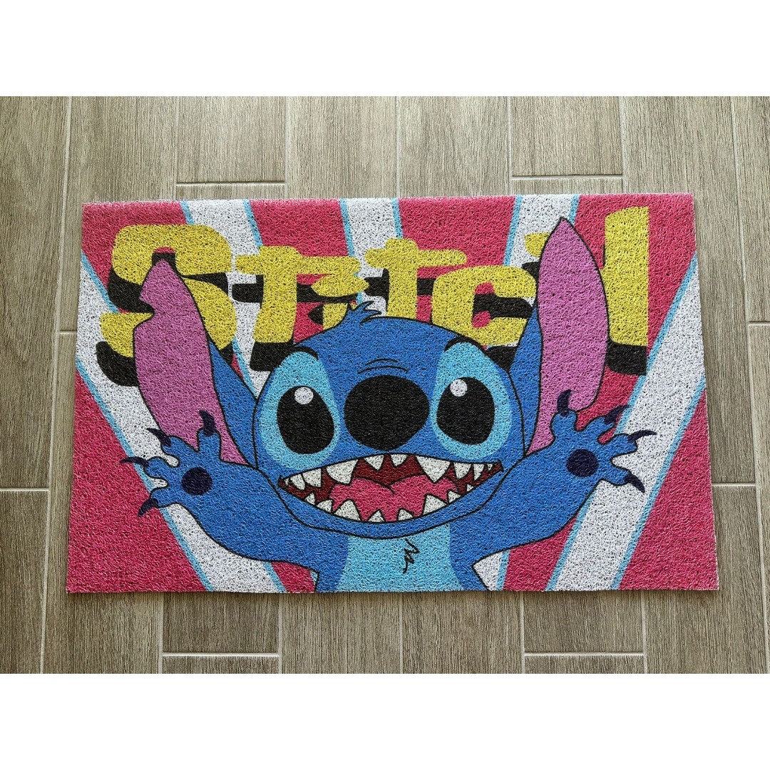 Indoor/Outdoor Carpet Door Mat Disney Stitch Deco Welcome Home 31×20 in