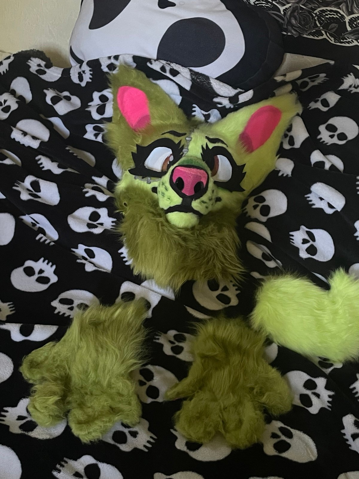 Frankenstein cat fursuit partial