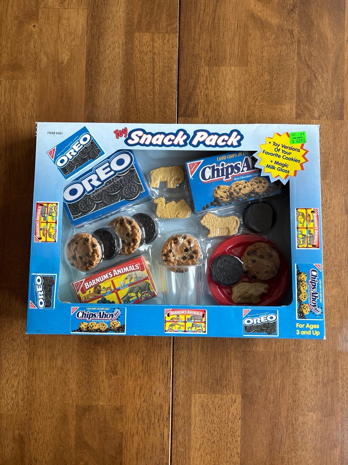 VTG Come Play Toy Snack Pack Oreo Chips Ahoy Animal Crackers Realistic Play Food