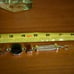 RARE Vintage Lori Bonn 925 Sterling Silver Onyx & Amber Bracelet 2 Link Chain