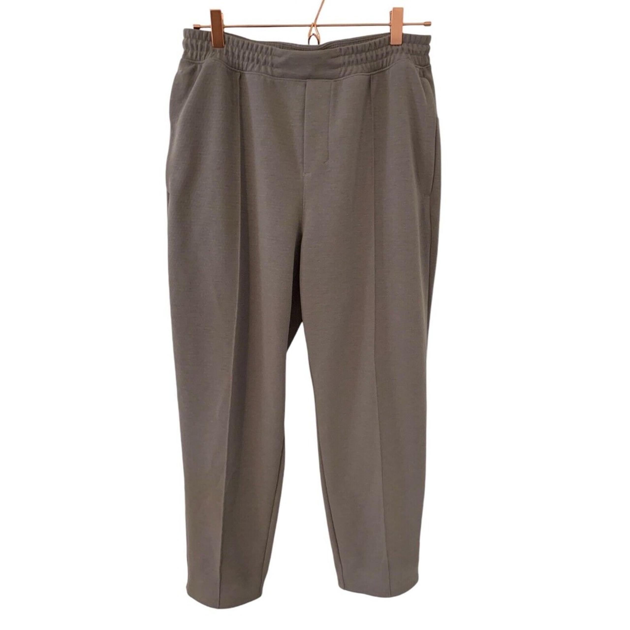 Lululemon Pintuck Ponte Pull on Pants Women's Size Medium Gray Front Leg Seam
