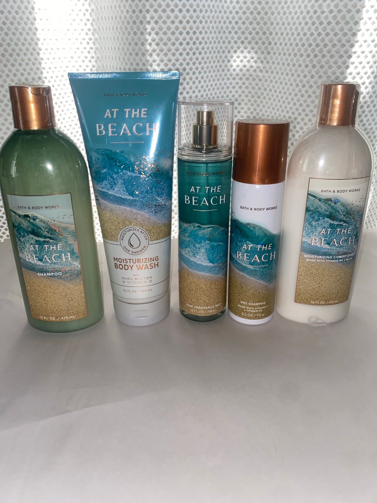 Bath and Body Works AT THE BEACH Set 5 pc.