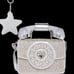 KITSCH MILLION STARS RHINESTONE PHONE BAG & STAR POUCH KEYCHAIN