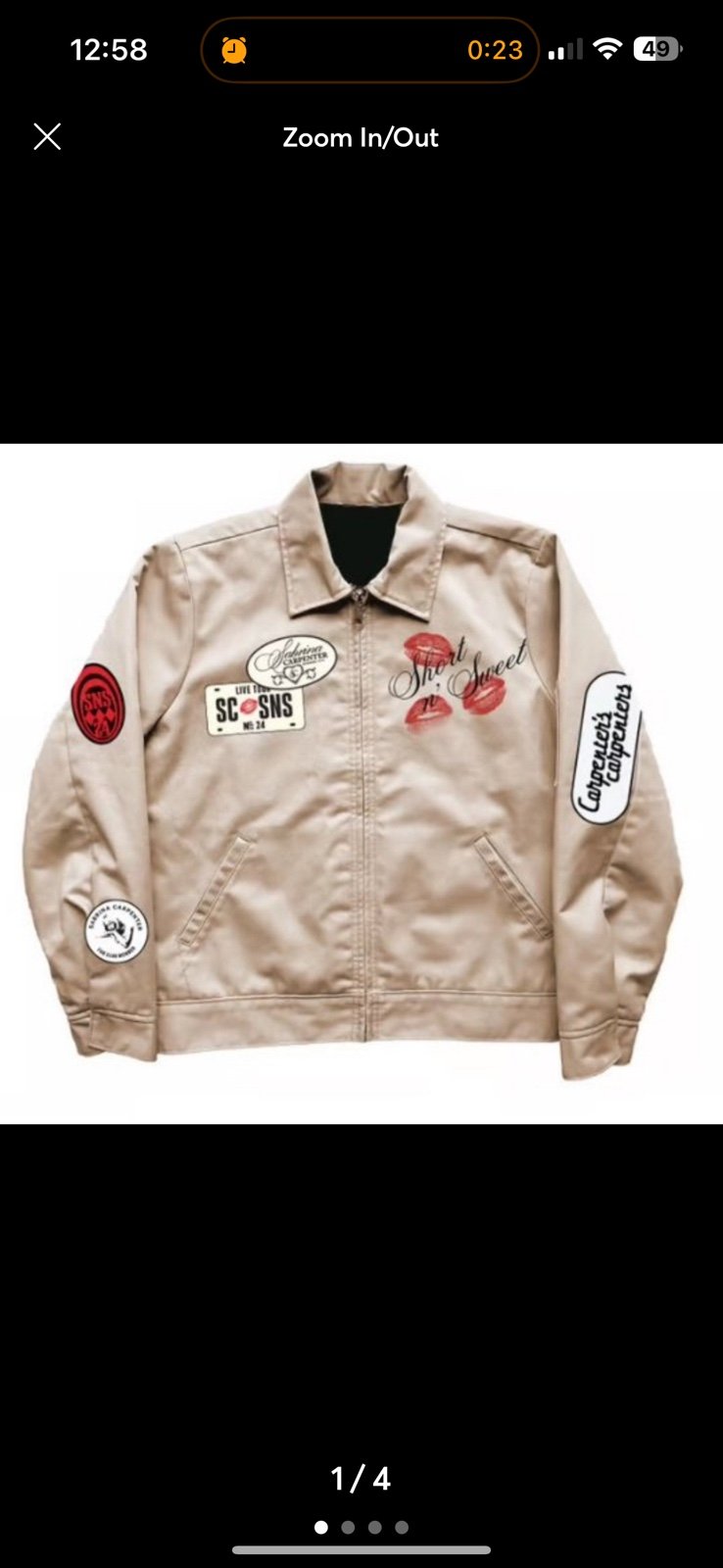 Sabrina carpenter Vip jackey