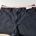 Abercrombie & Fitch High Rise Dad Shorts Black Denim Size 16