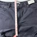 Abercrombie & Fitch High Rise Dad Shorts Black Denim Size 16