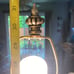 vintage lampshade and lamp