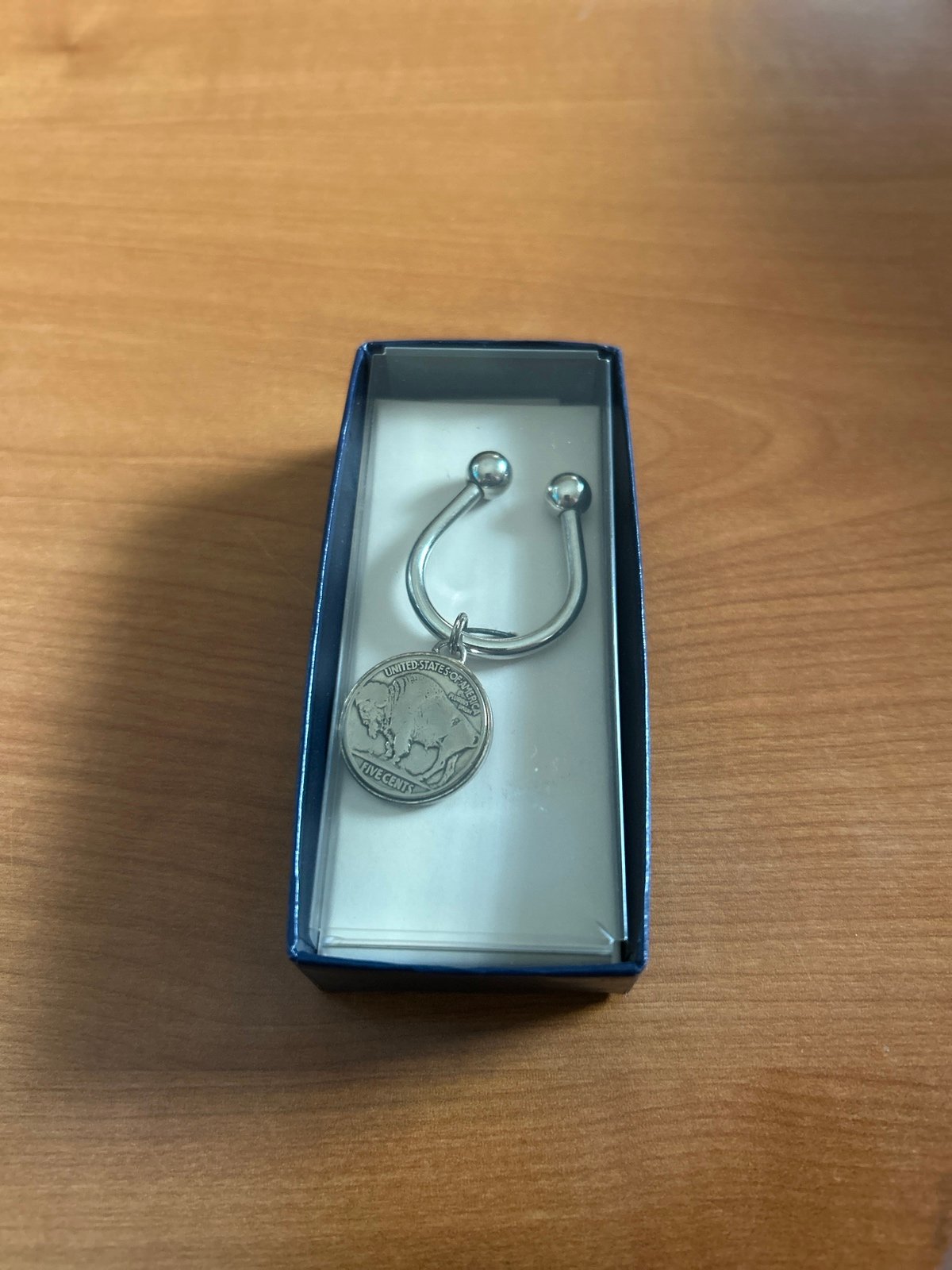 Buffalo Nickel Key Ring Put some good luck in your pocket with an authentic