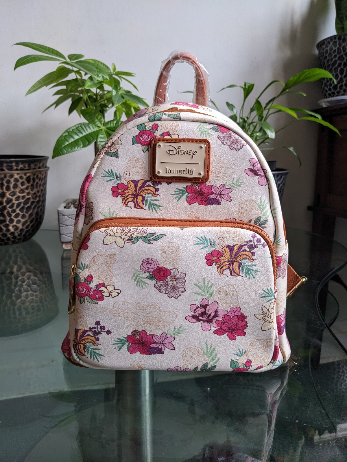 Loungefly Disney Princesses Floral Print Backpack Mini