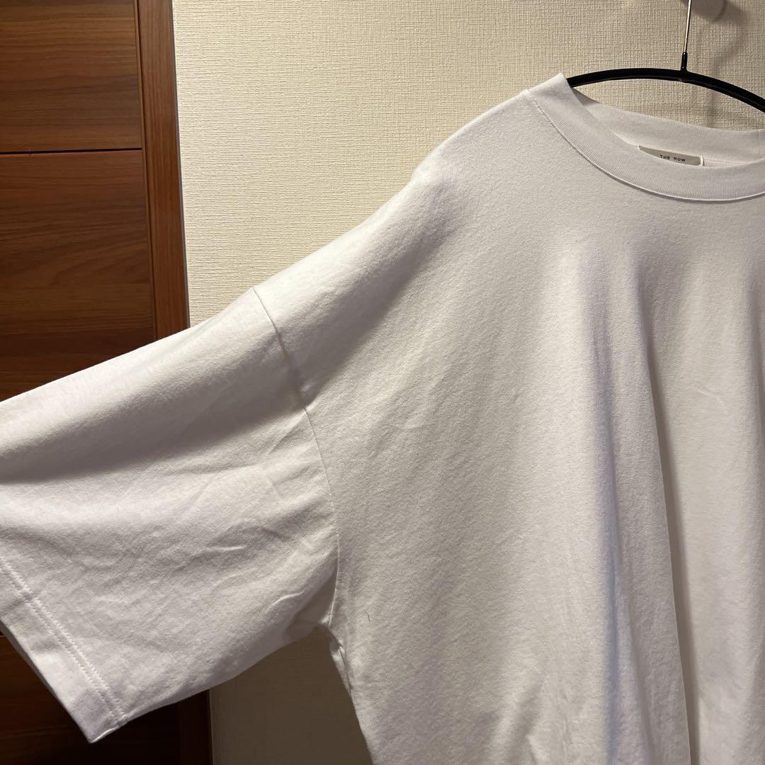 The Row Isha コットントップス　XS Isha T-Shirt White in Cotton – The Row