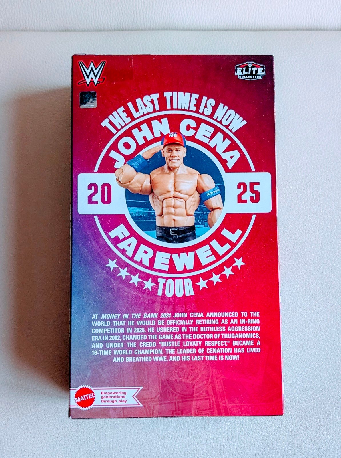 WWE Elite John Cena Farewell Tour 2025 Wrestlemania Superstore Exclusive