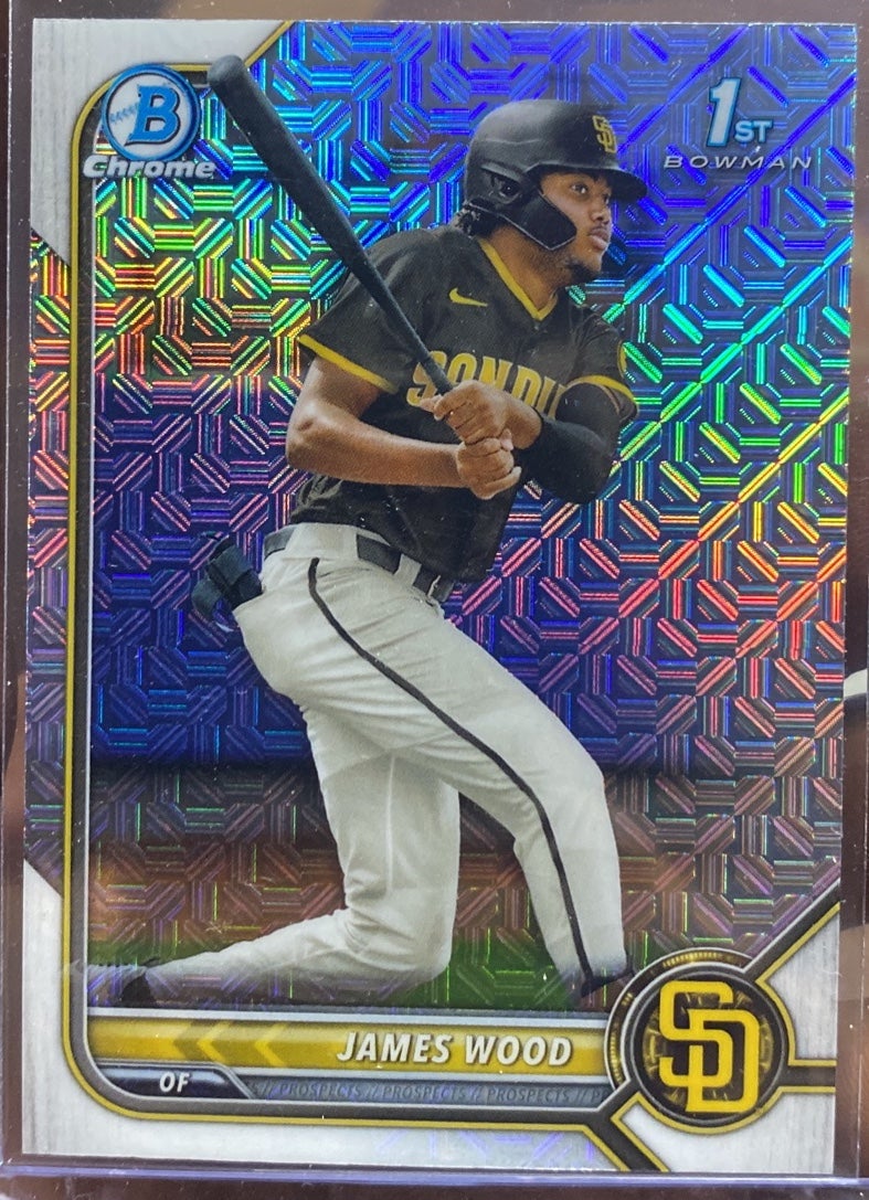Bowman Chrome 1st Bowman James Wood Mojo Refractor