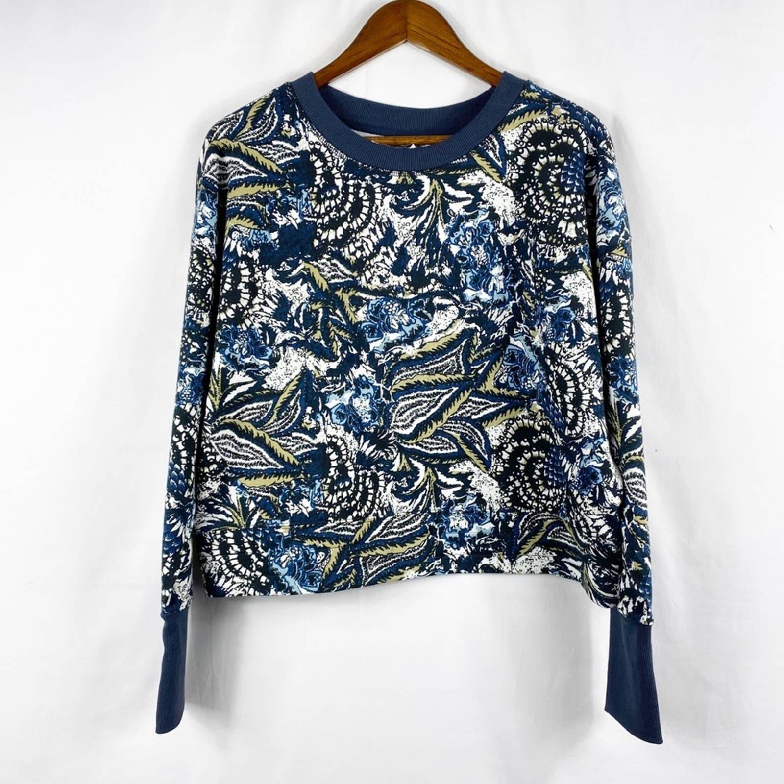 JOIE Caleigh Floral Print Drop Shoulder Top NWT in Size Large