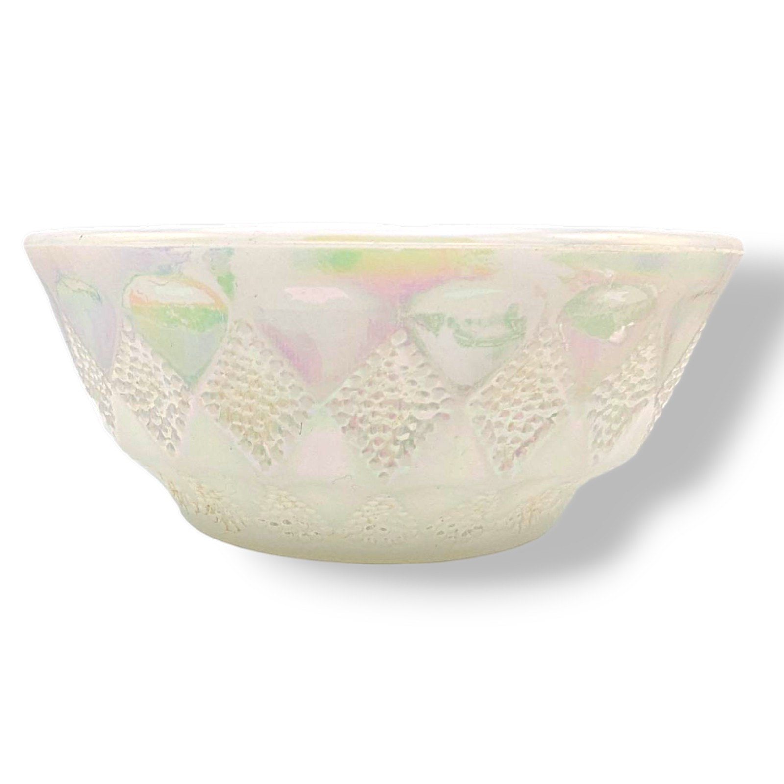 Vintage Fire King Moonglow Iridescent Kimberly Cereal Dessert Bowl