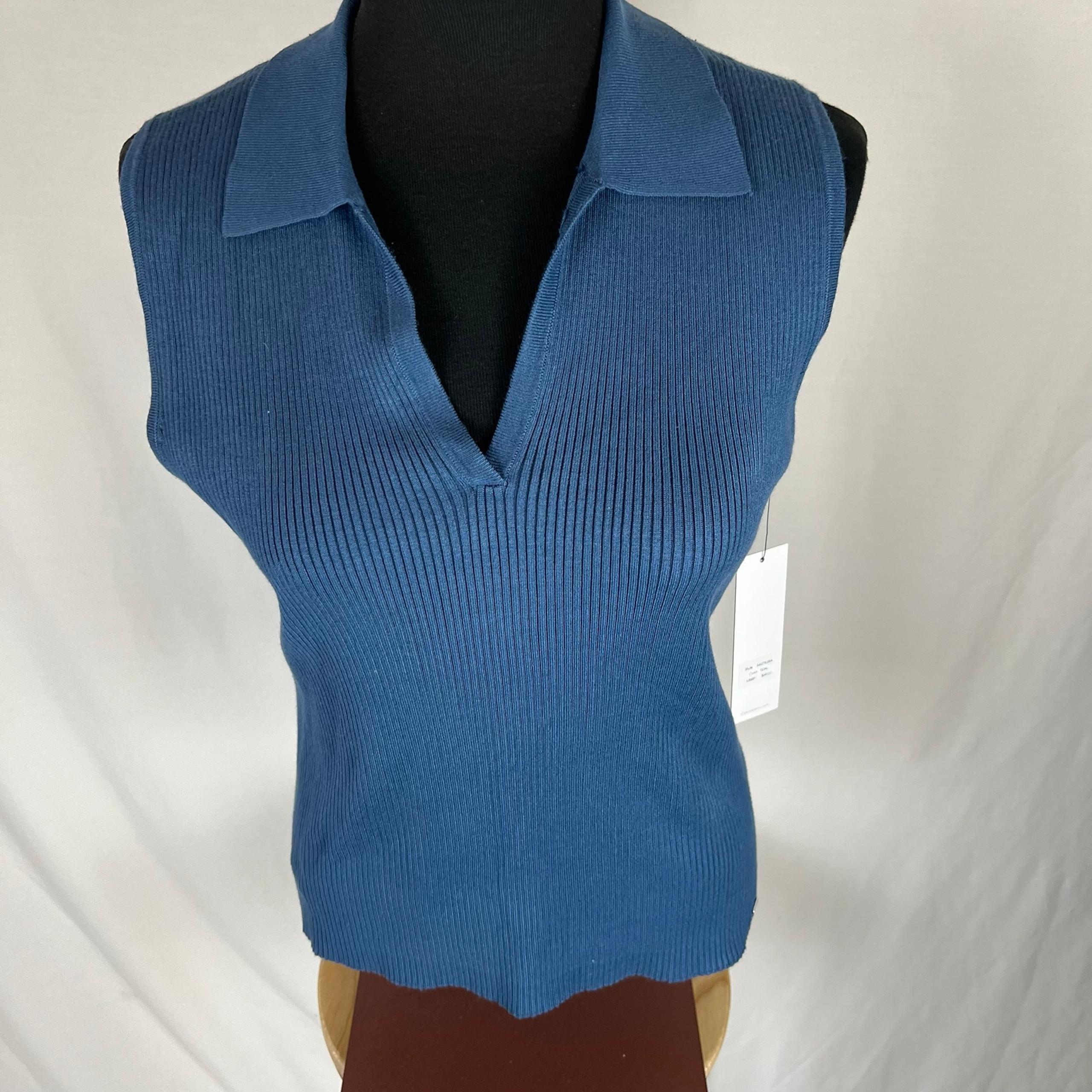 Calvin Klein Sleeveless Sweater top V-neck XL NWT