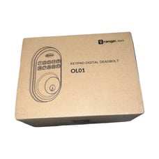 Orange Lion Keypad Digital Deadbolt OL01 Keyless Entry Back Door Satin Nickel