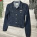 Hudson Jeans Womens Blue Dark Wash Signature Jean Jacket Size XS