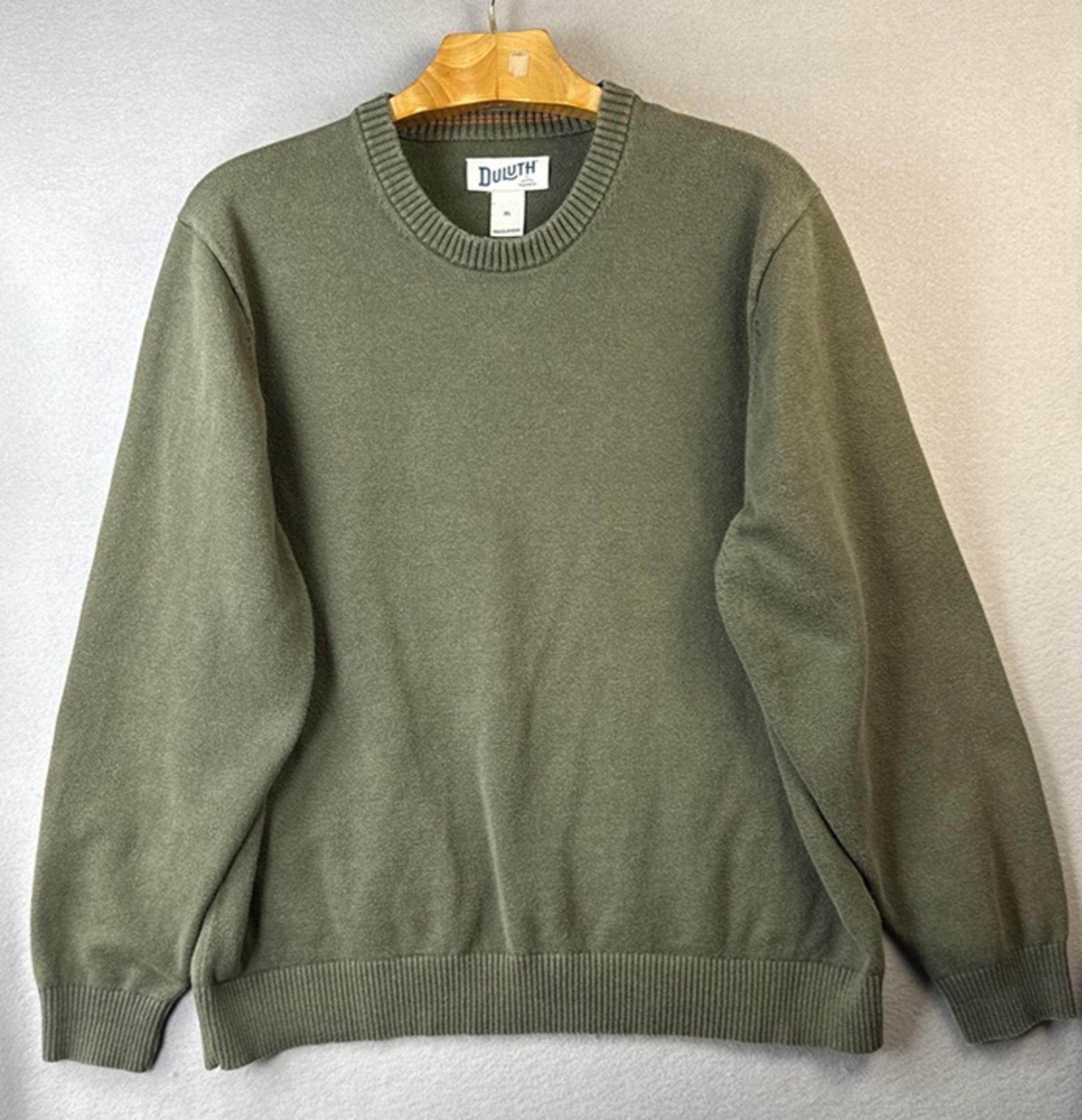 Duluth Trading Company Sweater Mens XL Wool Blend Chunky Knit Heavy Outdoor Work