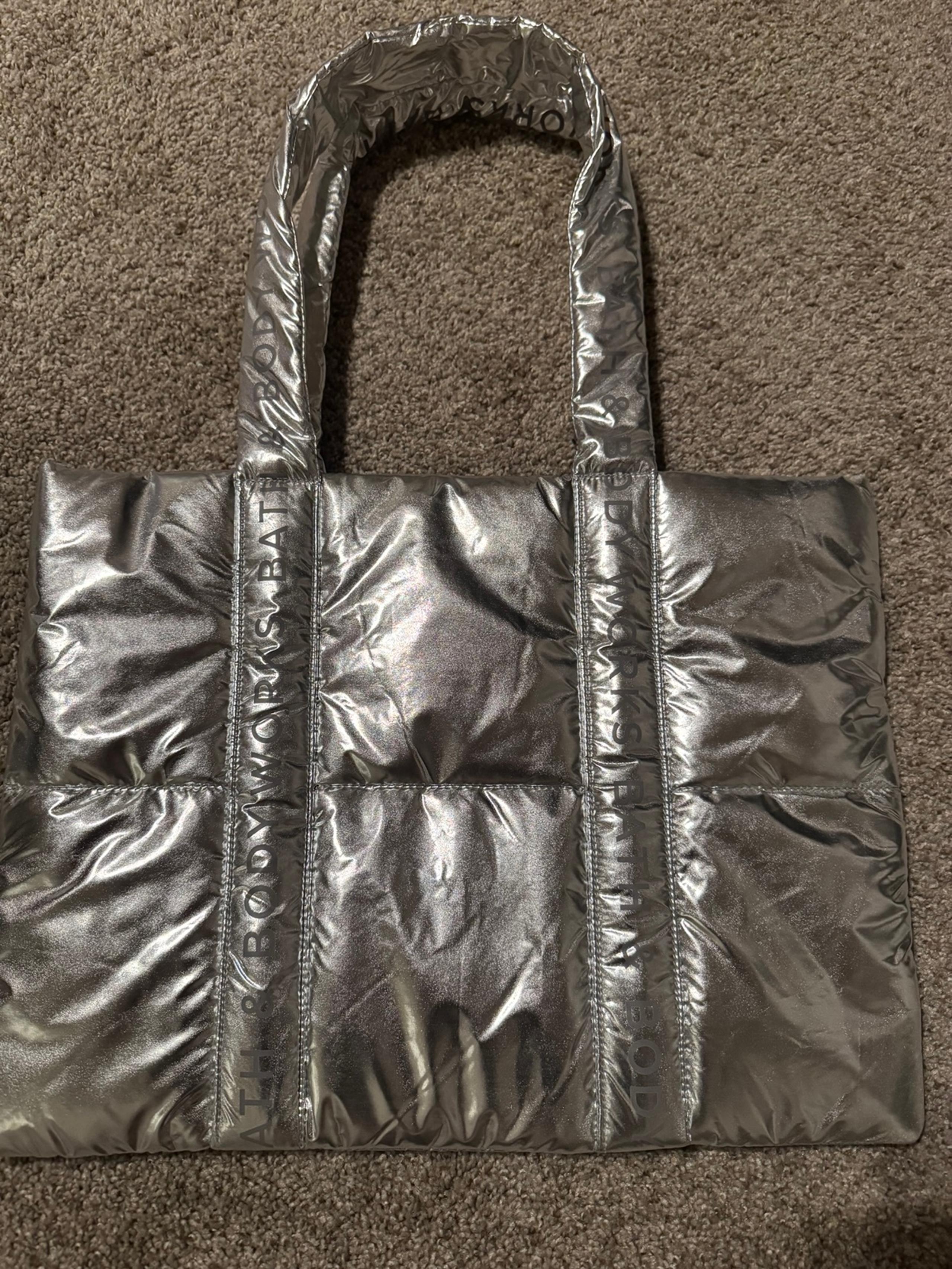 Bath & Body Works Silver tote bag