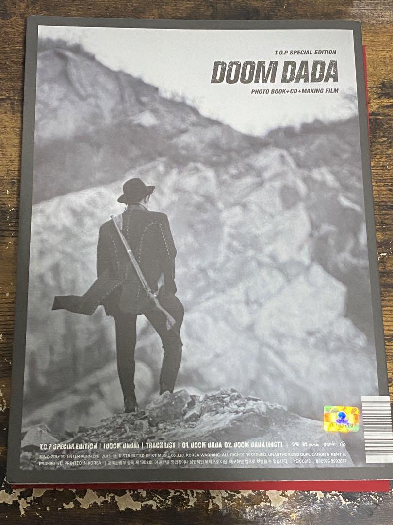 T.O.P (BIG BANG) Doom Dada CD+DVD Japan Special Edition | eBay