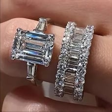 SIZE 6 DIAMOND 2P WEDDING