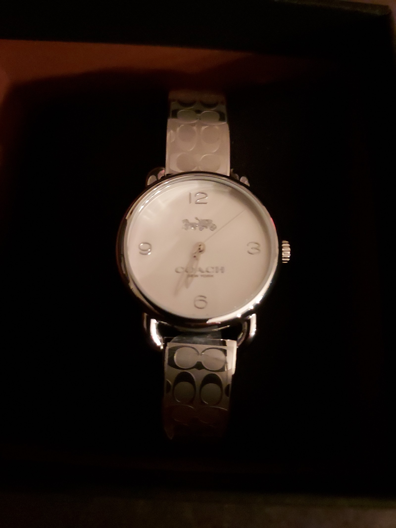 Coach watch women's NEW silver FREE SHIPPING