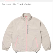 Supreme Contrast Zip Track Jacket Size L