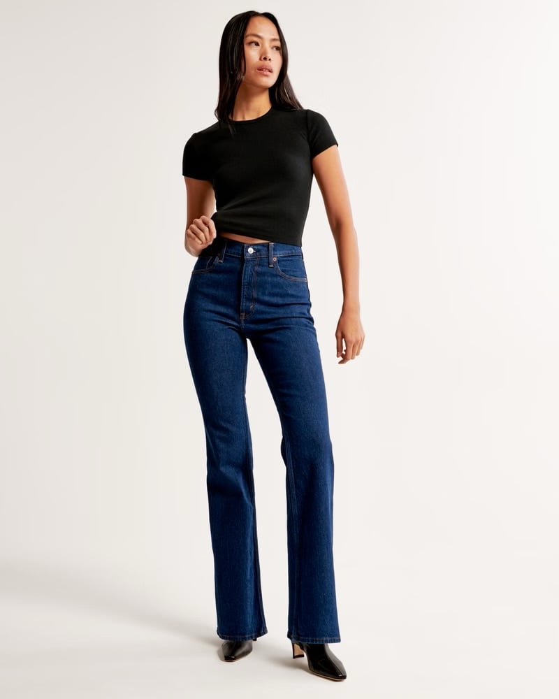 Abercrombie & Fitch The Vintage Flare High Rise Curve Love 26 2S