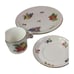 Set of 6 Wedgwood Fruit Sprays Serving Set Plates Saucers Cups England 9 ~Lovely