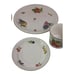 Set of 6 Wedgwood Fruit Sprays Serving Set Plates Saucers Cups England 9 ~Lovely
