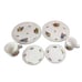Set of 6 Wedgwood Fruit Sprays Serving Set Plates Saucers Cups England 9 ~Lovely