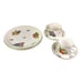 Set of 6 Wedgwood Fruit Sprays Serving Set Plates Saucers Cups England 9 ~Lovely