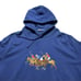 Polo Ralph Lauren Mens 2XLT Blue Big Triple Pony Pullover Hoodie 2XL NWOT