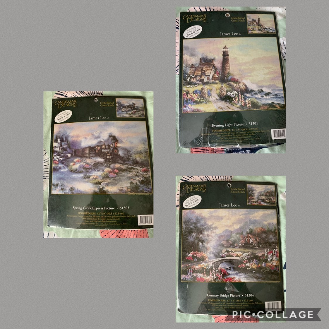 Counted Cross Stitch Kit James Lee Bundl