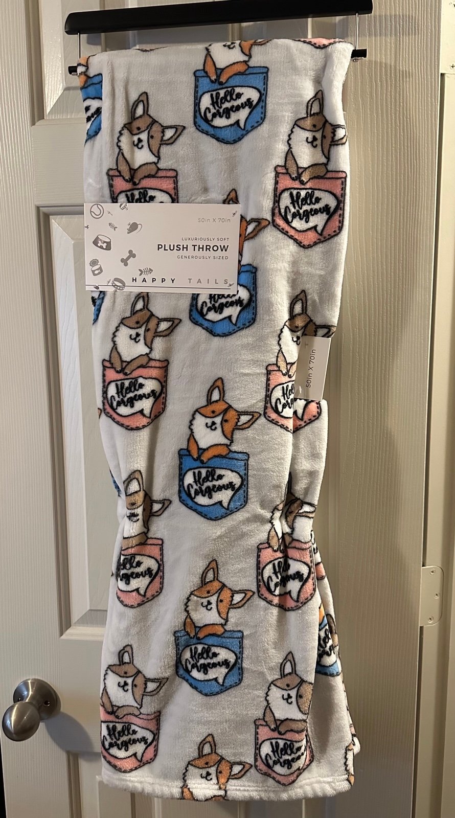 Corgi Throw Blanket
