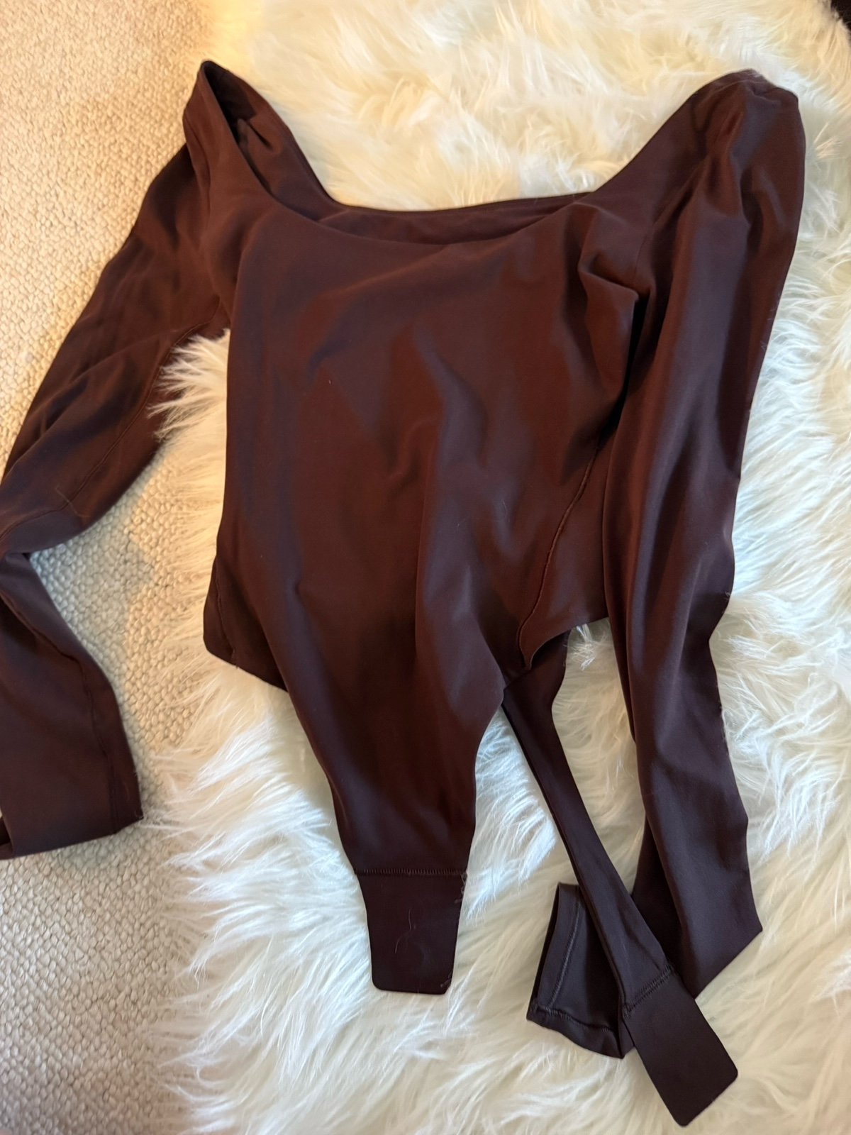lululemon brown bodysuit