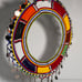 Maasai Beaded Necklace Collar Handmade Tribal Wedding Ceremonial Colorful Stand