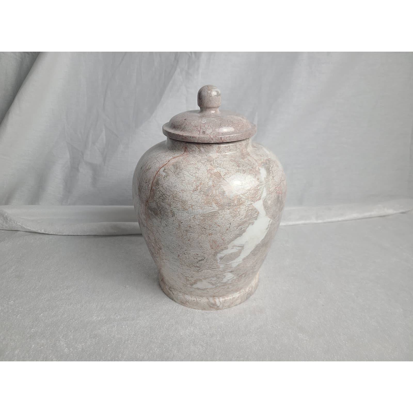 Marble Urn - Sea Shell Knob
