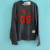 Juicy Couture Kids Dibble Jersey Long Sleeve Graphic Washed Black Tee 14 Rare