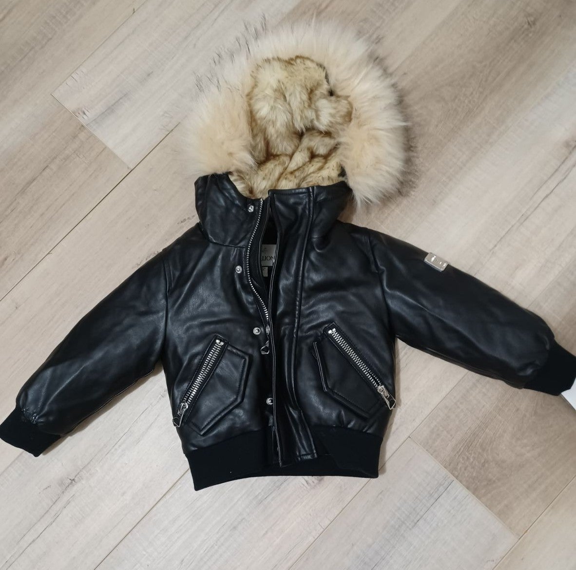 Retail 275- Amillion fur trimmed bomber 2T