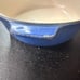 Vintage Le Creuset Blue Enamel Cast Iron #18 7 Sauce Pan no Lid France 2qt