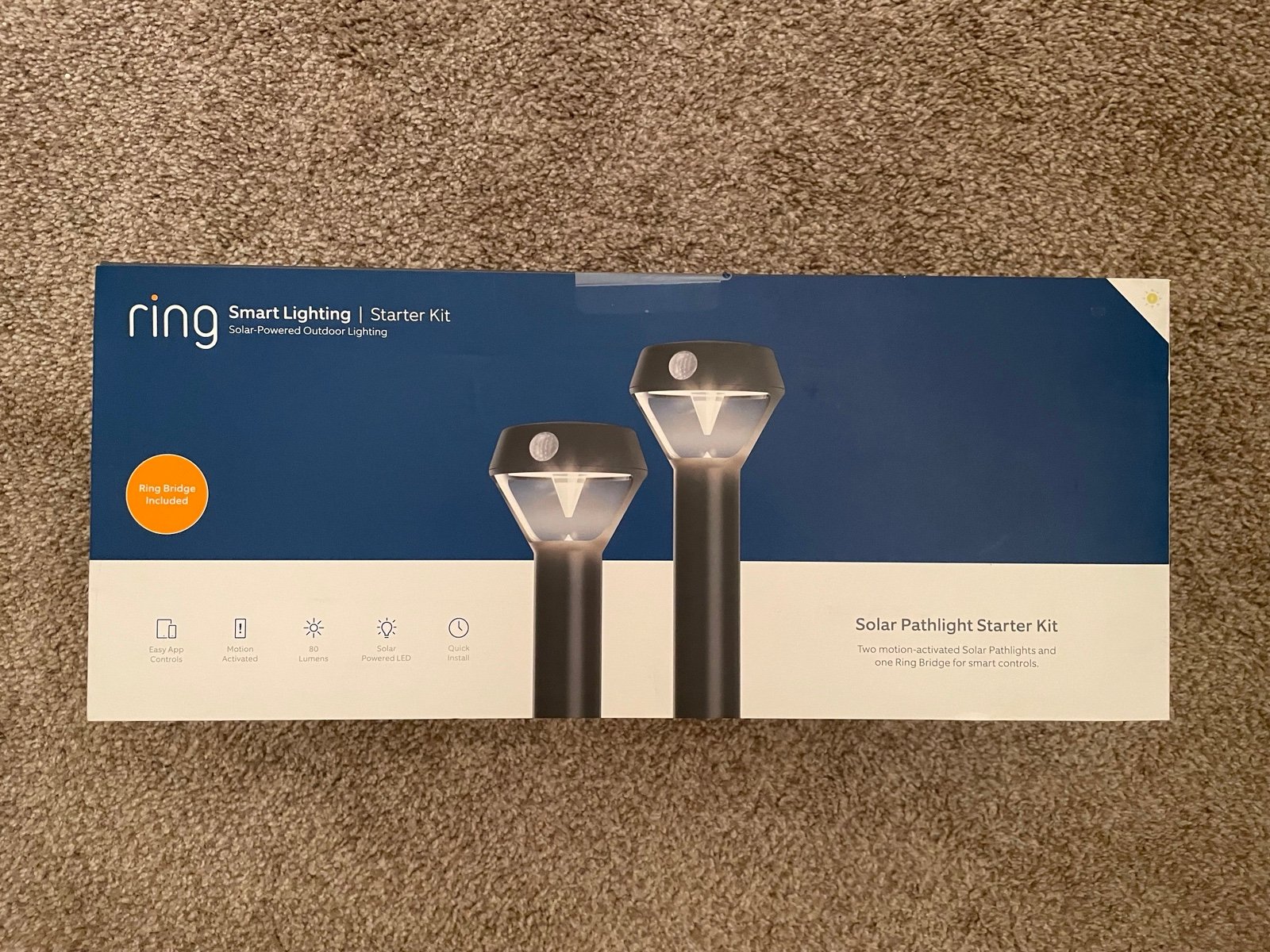 Ring Smart Solar Pathway Light Starter Kit